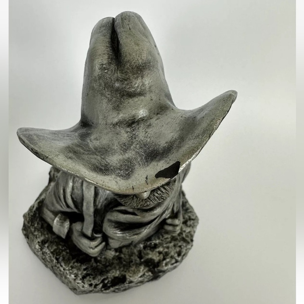 Rare “Howdy” Pewter Cowboy Signed Bust Statue Richard Fuller Limited Edition - Picture 3 of 8